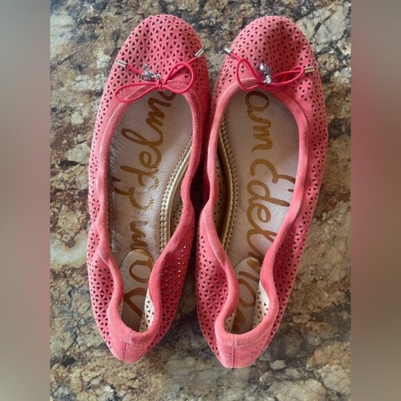 Sam Edelman Felicia 2 Flat Havana Suede Slip-On Ballet Flats Shoes Womens 5.5 - Picture 2 of 7